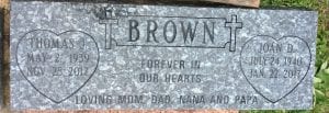 Companion Flat Grave Marker Memorial Design Inspiration