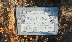 Companion Flat Grave Marker Memorial Design Inspiration