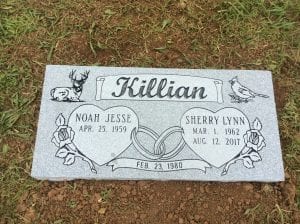 Companion Flat Grave Marker Memorial Design Inspiration