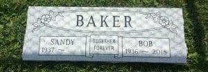 Companion Flat Grave Marker Memorial Design Inspiration