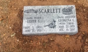 Companion Flat Grave Marker Memorial Design Inspiration
