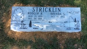 Companion Flat Grave Marker Memorial Design Inspiration