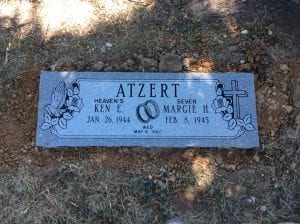 Companion Flat Grave Marker Memorial Design Inspiration