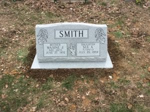 Companion Slant Headstone Memorial Inspiration