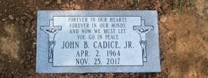 Single Flat Grave Marker Design Inspiration