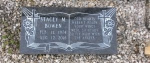 Single Flat Grave Marker Design Inspiration