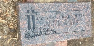 Single Flat Grave Marker Design Inspiration