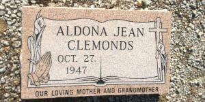 Single Flat Grave Marker Design Inspiration