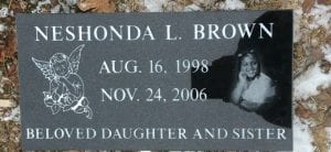 Single Flat Grave Marker Design Inspiration