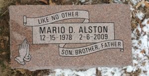 Single Flat Grave Marker Design Inspiration