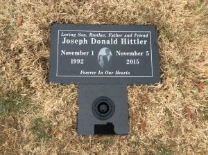 Single Flat Grave Marker Design Inspiration