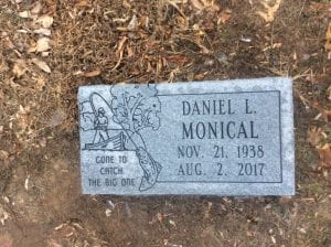 Single Flat Grave Marker Design Inspiration