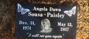 Single Flat Grave Marker Design Inspiration