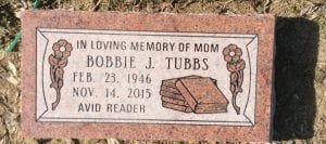 Single Flat Grave Marker Design Inspiration