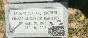Single Flat Grave Marker Design Inspiration