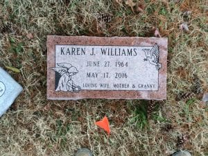 Single Flat Grave Marker Design Inspiration