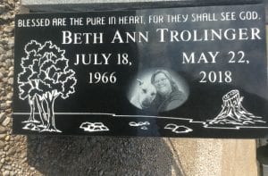 Single Flat Grave Marker Design Inspiration