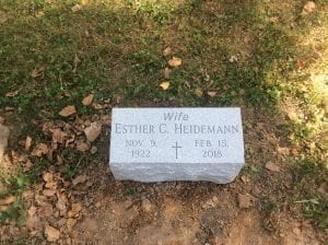 Single Bevel Grave Marker Design Inspiration