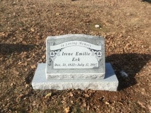 Single Slant Memorial Inspiration