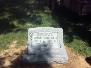 Single Slant Memorial Inspiration