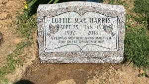 Single Slant Memorial Inspiration