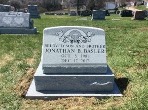Single Slant Memorial Inspiration