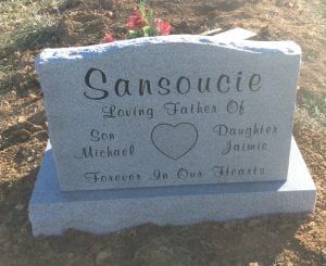 Single Slant Memorial Inspiration