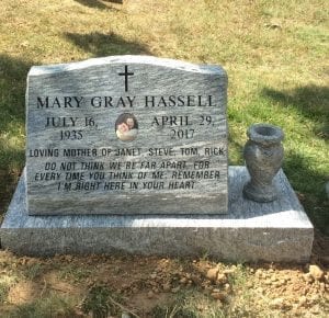 Single Slant Memorial Inspiration