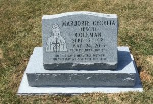 Single Slant Memorial Inspiration